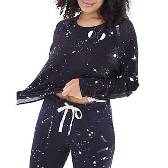 Stripe and Stare Printed Sweatshirt, Size Small - Picture 1 of 3